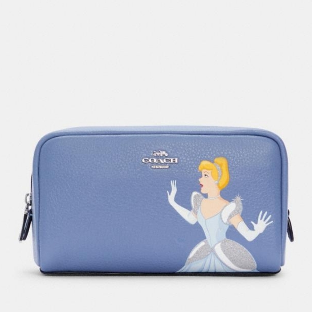 NWT Disney x Coach Cinderella Cosmetic Case